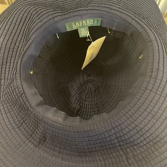 Lauren by Ralph Lauren Women’s Floppy Blue Sunhat - Picture 6 of 7